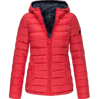 Marikoo Damen modische Steppjacke Übergangsjacke mit Kapuze Lucy
