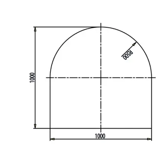 Haas+Sohn | Kamin Glasplatte, Funkenschutzplatte | Form C