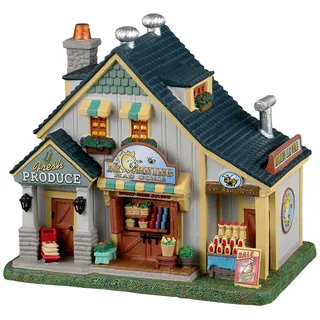 Lemax 35056 Caddington Village Lighted Building: Morning Has Come Market
