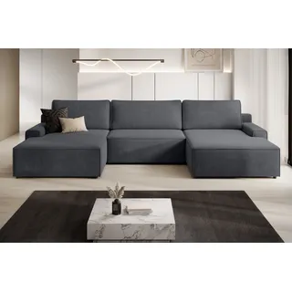 TRENDMANUFAKTUR »Challenge, Schlafsofa mit Bettkasten, Couch in U-Form, Breite 333 cm« XXL Sofa mit Bettkasten & Schlaffunktion, auch in trendigem Cordstoff,