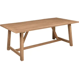 Garden Pleasure OAKLAND Gartentisch 200 x 100 x 75 cm Braun
