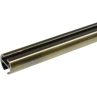 Liedeco Innenlaufprofil 1-läufig im Fixmaß Ø 16 mm, goldfarben