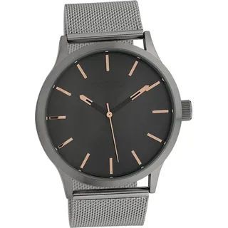 Oozoo Herren Armbanduhr silber Timepieces Edelstahlarmband D2UOC10056