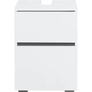 Home Affaire Waschbeckenunterschrank »Wisla« Siphonausschnitt, Breite 40 cm, Höhe 55 cm weiß