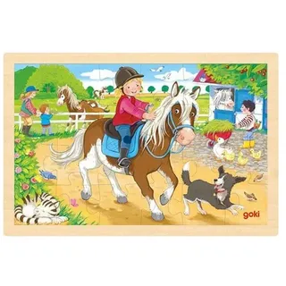 GoKi Pony Farm 24 pcs Holz