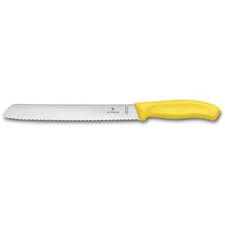Victorinox Brotmesser 21cm gelb Wellenschliff