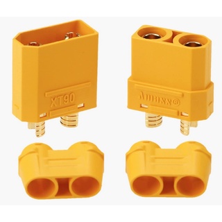 XT Mr.Stecker Modellbau Premium XT90H Amass Goldstecker Buchsenstecker Goldkontaktstecker Der beste XT90 Stecker mit Isolierhülse auf dem Markt 10 Stück 5 Paar