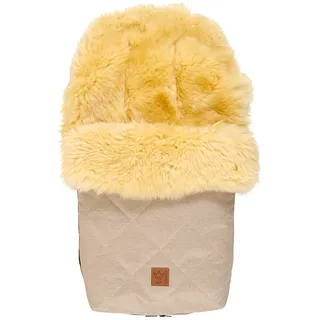 Lammfell Fußsack Nelly Lammfell medizin sand melange