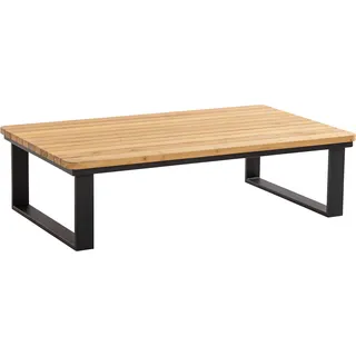Couchtisch MUSTERRING "Freilicht Mederia", natur, anthrazit, anthrazit, robinie, B:140cm H:39cm T:83cm, Tische, Couchtisch, Großzügige Länge von 140 cm für mehr Platz und Komfort im Garten