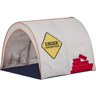 Hoppekids Kinderbett Construction 90 x 200 cm Baumwolle grau