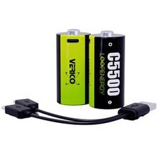 Bild LoopEnergy Baby (C)-Akku Li-Ion 3700 mAh 1.5V 2St.