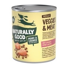 Naturally Good Veggies & Meat 6x800g Linsen und Lachs