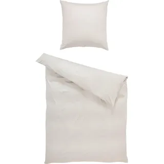 Estella Bettwäsche , Silberfarben , Textil , Uni , 135x200 cm , Textiles Vertrauen - Oeko-Tex® , bügelfrei, atmungsaktiv , Heimtextilien, Bettwäsche & Leintücher, Bettwäsche, Jersey-Bettwäsche