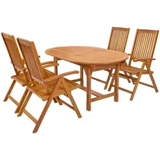 Bild Garten-Essgruppe »Sun Shine«, (5 tlg.), IND-70300-SSSE5, beige