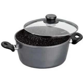 STONELINE 6741, 1,8 l, Anthrazit, Aluminium, Keramik, Gas, Halogen, Induktion, Versiegelte Platte, Glas, 180 °C - Grau