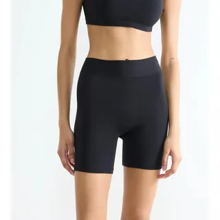 Lange Unterhose SLOGGI "FREE Evolve", Damen, Gr. 2, schwarz, Single Jersey, Obermaterial: 90% Modal, 10% Elasthan, körpernah, Unterhosen Lange Unterhose, super weich, dehnfähig