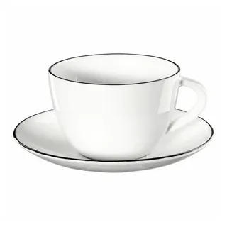 Asa Selection Kaffeetasse mit Untertasse 0,21 l Weiß