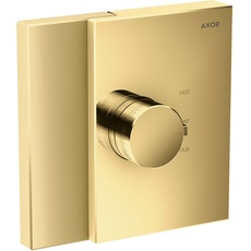 Bild von Axor Edge Thermostat Unterputz Farbe: Polished Gold Optic