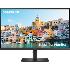 Samsung LS27A400UJUXEN 27 Zoll FHD IPS 16:9 5 ms Rahmenlos HAS (1920 x 1080 Pixel, 27"), Monitor, Schwarz