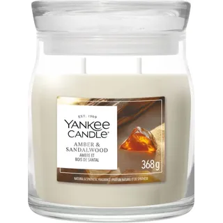 Yankee Candle Amber & Sandalwood Duftkerze 368 g braun