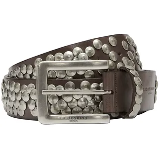 Liebeskind Berlin Belt H 38mm 85 STUDDED BELTS Washed Leather stone