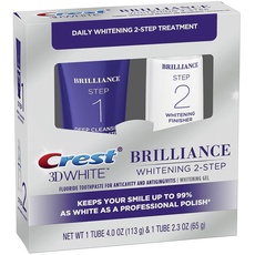 Crest 3D White Brilliance Daily Cleansing Toothpaste and Whitening Gel System, 70ml
