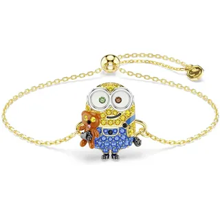 Swarovski Minions Bob Armband, Pavé, Mehrfarbig, Goldlegierungsschicht