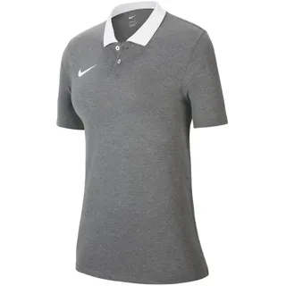 Nike Dri Fit Park Kurzarm-poloshirt - Charcoal Heathr / Htr / White / White - M