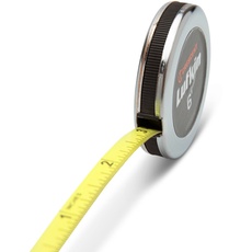 Lufkin W606PD Executive Diameter Taschenmaßband 6' x 1/4 Zoll, zum Messen der Durchmesser in Zoll, mit Chromgehäuse