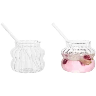 Novel Gläserset , Klar , Glas , 4-teilig , 420 ml , Lfgb , mundgeblasen , Gläser, Gläsersets