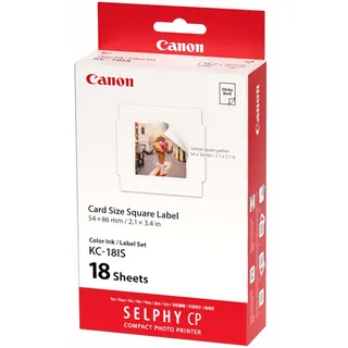 Canon KC-18IS Color Ink Stickers Set for Selphy