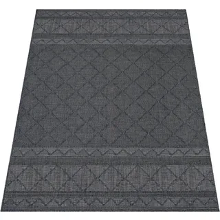 Paco Home Vermont 191 Outdoor-Teppich 160 x 220 cm Grau