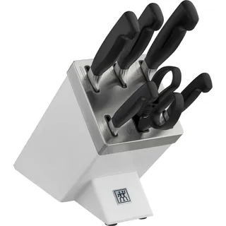 ZWILLING 35148-207-0, Messer-Set, Edelstahl, Kunststoff, Edelstahl, Schwarz, 2,66 kg - Weiß