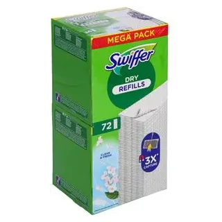 Swiffer Bodenwischtücher trocken Nachfüllpackung mit Duft 72 tücher