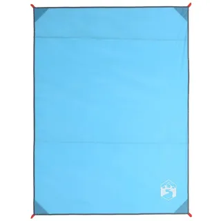 vidaXL Picknickdecke mit Heringen Blau 205x155 cm - Blau