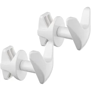 LH 1 Paar VIP-Handtuchhalter ohne Bohren für das Badezimmer, selbstschraubend am Badheizkörper, ohne Löcher – Hergestellt in Italien - handtuchhalter heizkörper