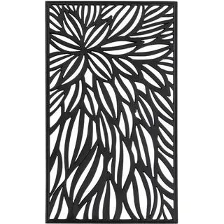 Fußmatte KAYOOM "Fußmatte Everyday 225", schwarz, B:45cm H:8mm L:75cm, Gummi, Teppiche, Fußmatte, Flachgewebe