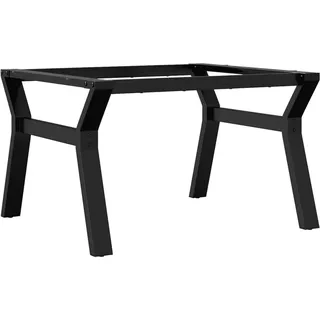vidaXL Couchtisch-Gestell in Y-Form 70x60x43 cm Stahl - Schwarz