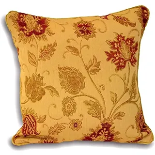 Paoletti Zürich Gold Deko Kissen 55 x 55 cm Beige