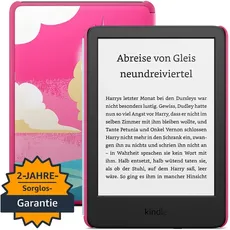 Amazon Kindle Kids Edition without Special Offers inkl. Einhorntal-Hülle (2022) (6", 16 GB, Pink), eReader, Pink