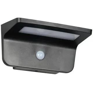 Aussenwandleuchte , Schwarz , Kunststoff , F , 20x10 cm , mit Schalter, Dämmerungssensor , Lampen & Leuchten, Außenbeleuchtung, Außenleuchten