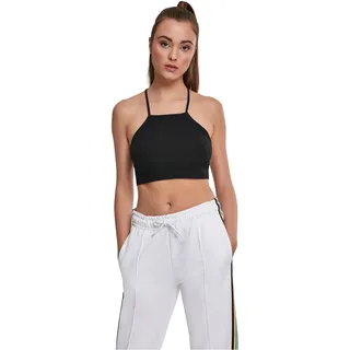 Urban Classics Damen Ladies Triangle Top Sport Tank Top,, per pack Schwarz (black 00007), Small (Herstellergröße: S)