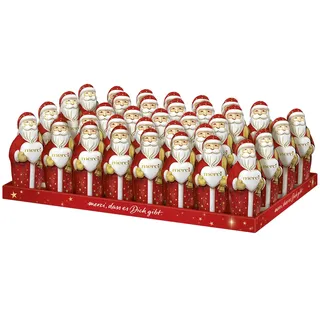 Merci Weihnachtsmann 35 x 120g – Hohlfigur aus feiner merci Edel-Vollmilch-Schokolade