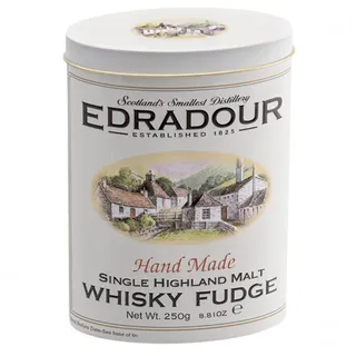 Edradour Single Malt Whisky Fudge Hand Made in Geschenkedose 250g