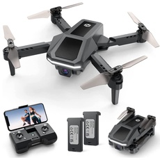 Holy Stone Faltbare Mini Drohne mit Kamera 1080P für Kinder, RC Quadrocopter HS430 mit FPV Übertragung, Lange Flugzeit, Höhenhaltung, Werfen&GO, 3D Flip Kameradrohne komplettset Geschenke für Anfänger