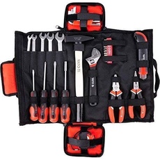 Bild Werkzeugtasche 44-teilig , Zangen, Schlüssel, Bits, Hammer, Messer u.a. , Werkzeugkoffer