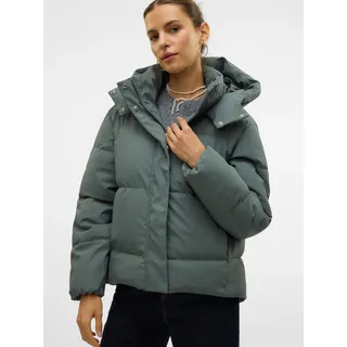 Vero Moda »VMGRETAKYLIE SHORT COATED JACKET Noos mit Kapuze, grün
