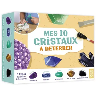 Mes 10 cristaux à déterrer: 5 types de cristaux à découvrir