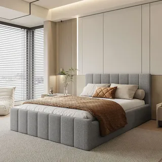 ELISE Polsterbett mit Bettkasten 90x200 cm Inari 91