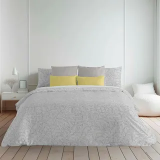 Belum | Bettbezug für 105 cm Betten (180 x 220 cm) | Stoff: 100% Bio-Baumwolle, Fadenzahl 175, Oeko-Tex zertifiziert | Modell: Maastrich